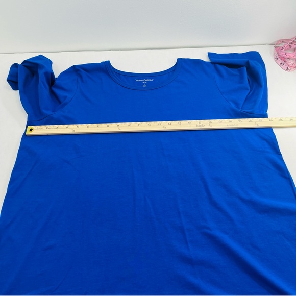NWOT Woman within blue pullover top - Picture 9 of 15